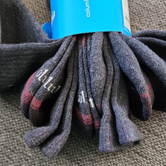 Columbia Men's Gray Socks - 4 Pairs - Picture 4 of 6